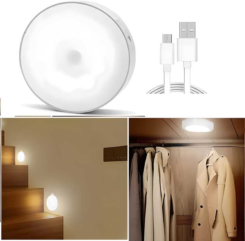 Motion Sensor Light for Home with USB Charging Wireless Self Adhesive LED Night Light image 4