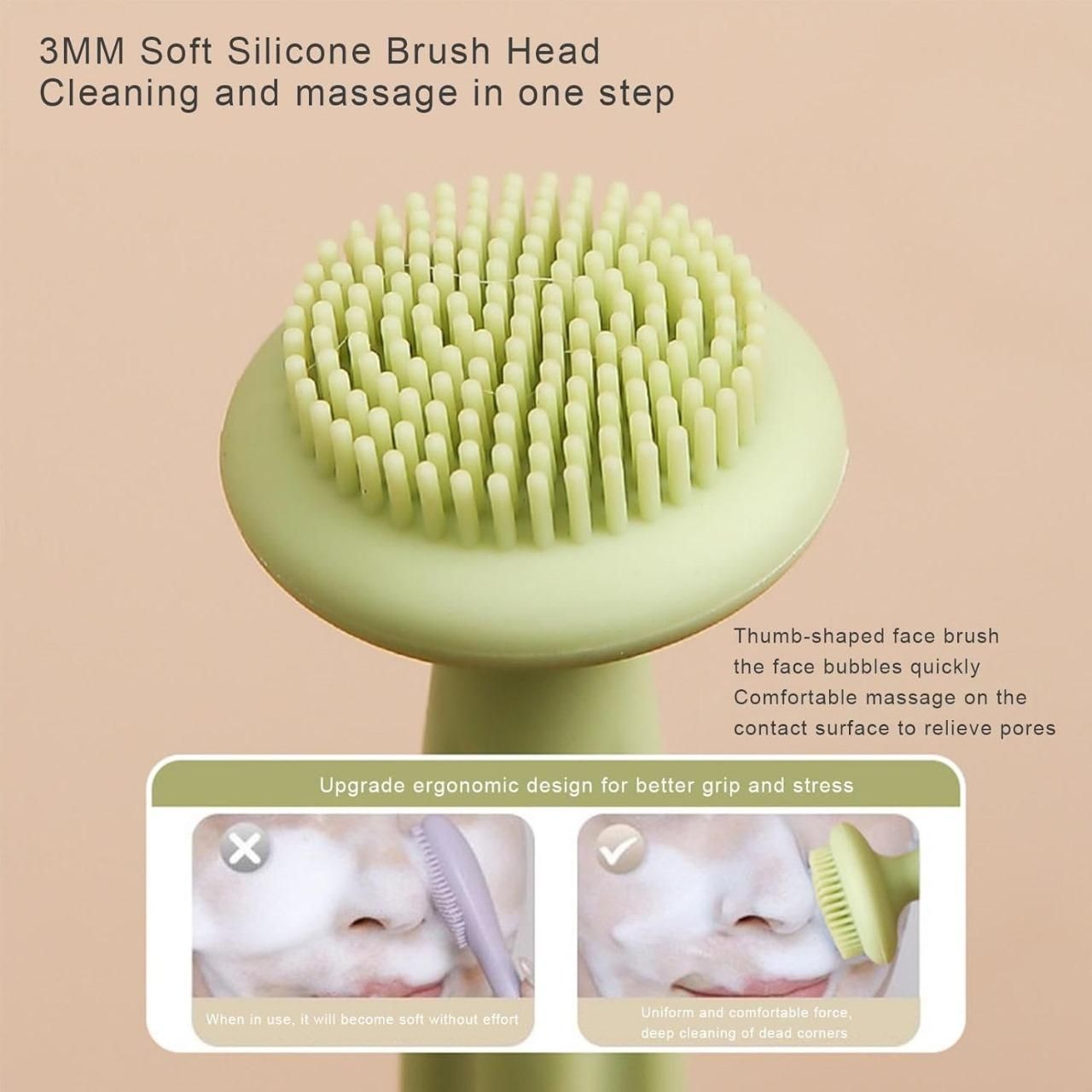 Double Face Cleansing Brush (Pack of 2)