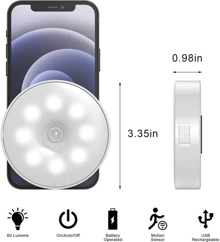 Motion Sensor Light for Home with USB Charging Wireless Self Adhesive LED Night Light image 5