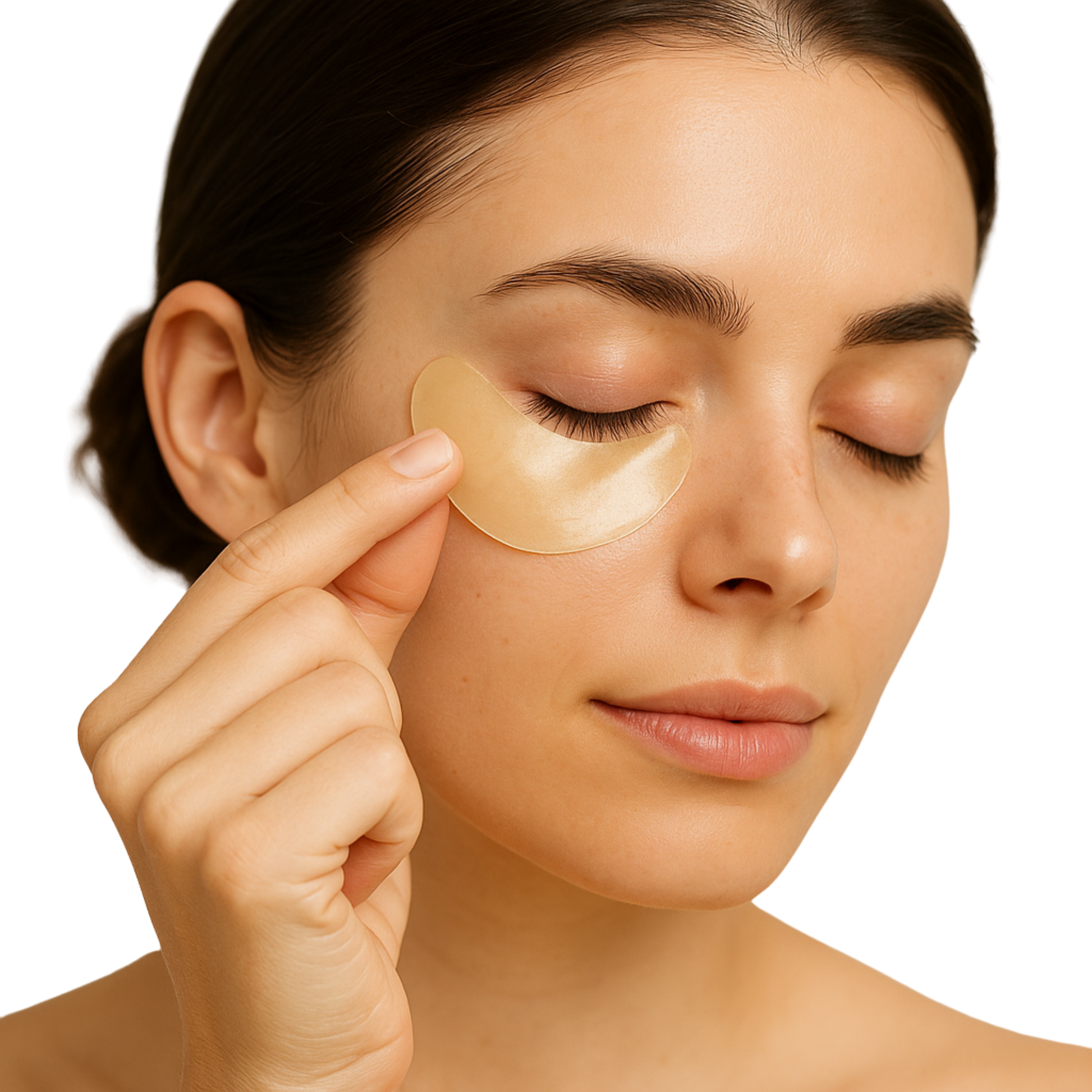 Seaweed eye mask – apply step