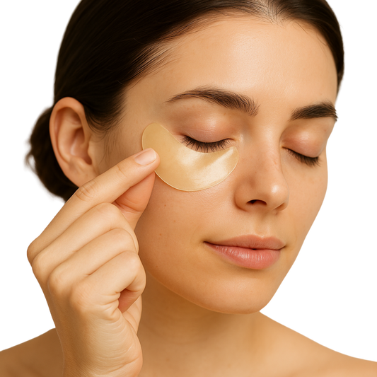 Seaweed eye mask – apply step
